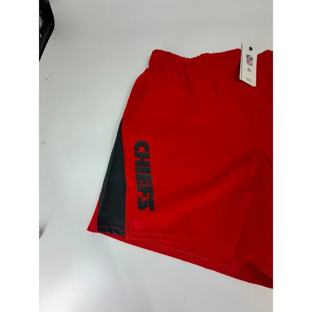 Nike Kansas City Chiefs Mens‎ Red Black Dri Fit Victory Shorts 7